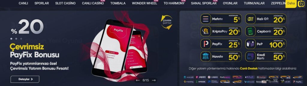 cashwin bahis bölümleri