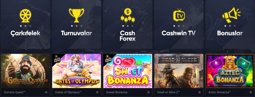 cashwin giriş
